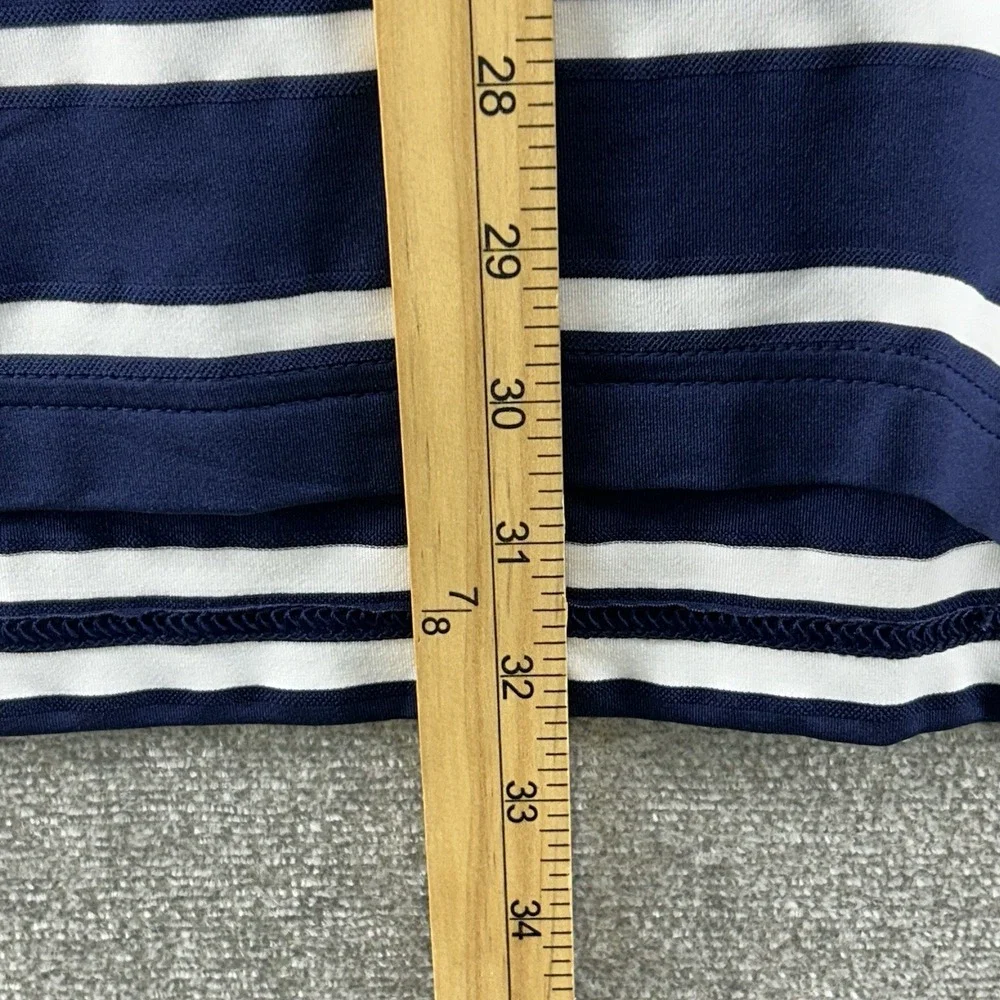 RLX Ralph Lauren 2018 Gold Cup Golf Polo Men Sz Large Blue‎ Striped Short Sleeve